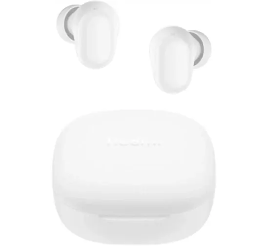 REDMI BUDS 6 PLAY – REDUCCION DE RUIDO CON IA – BT 5,4 – CONTROL TACTIL – IPX4* – 7,5 HORAS CARGA UNICA MAS 36 HORAS DEL ESTUCHE – BLANCO
