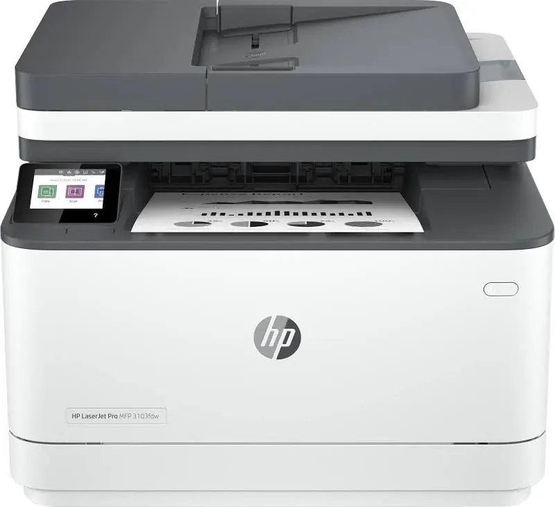 IMPRESORA HP LASER MFP 3103FDW – MONOCROMATICA – WIFI – MULTIFUNCIONAL – ADF – IMPRESIÓN DUPLEX – PUERTO ETHERNET – 3G632A#BGJ