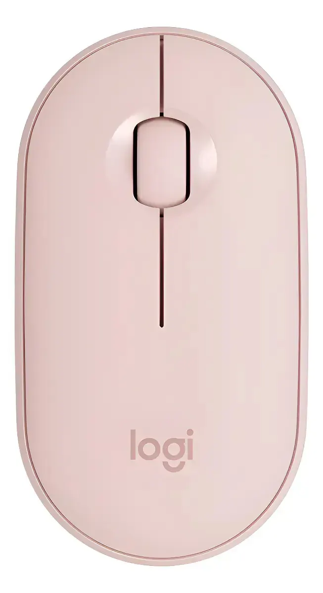 MOUSE LOGITECH PEBBLE M350 – INALAMBRICO – BLUETOOTH – SILENCIOSO – ROSA – TECNOLOGIA SILENT TOUCH – COMPACTO