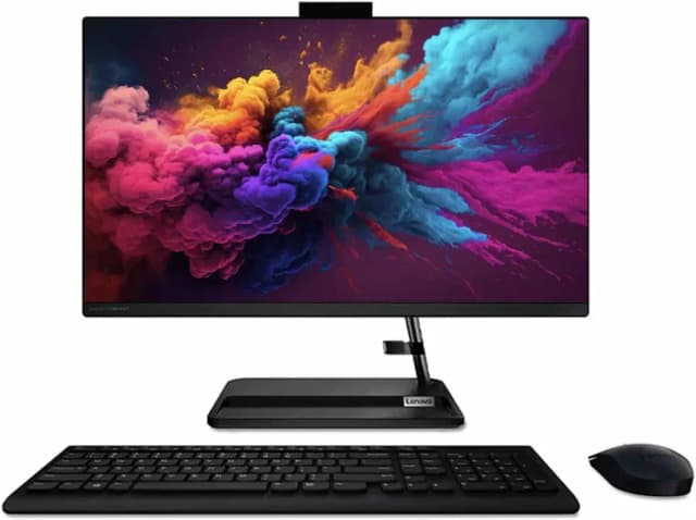 TODO EN UNO LENOVO 3 24IAP7 – INTEL CORE I3 1215U – 8GB DDR4 – 512GB SSD – PANTALLA 23,8″ FHD – NO DVD – HDMI – RJ45 – WINDOWS 11 – NEGRO – F0GH0102L