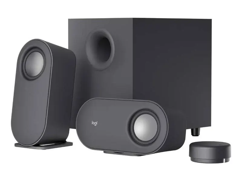 PARLANTE LOGITECH Z407 – BLUETOOTH – MICRO USB – SUBWOOFER 40W (1 SUBWOOFER X 20W / 2 SATELITE X 10W) – CONTROL GIRATORIO INALAMBRICO – NEG