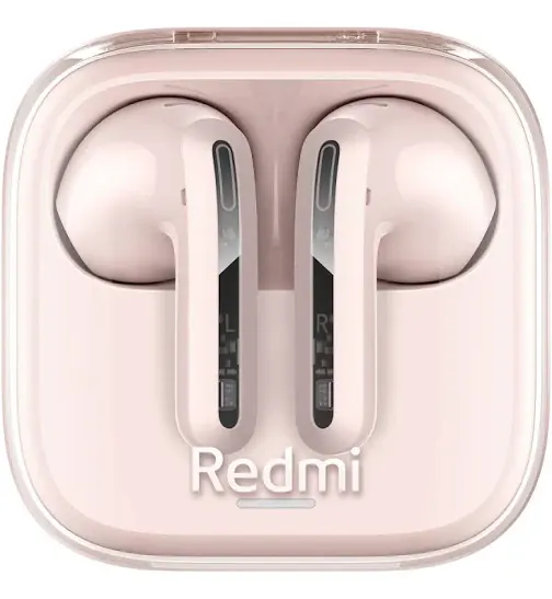 REDMI BUDS 6 ACTIVE – REDUCCION DE RUIDO – MICROFONO DUAL – BT 5,4 – CONTROL TACTIL – ASISTENTE DE VOZ – IPX4* – 6H CARGA + 30H ESTUCHE – ROSA