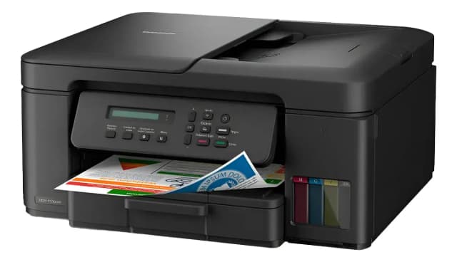 IMPRESORA MULTIFUNCIONAL BROTHER DCP-T730DW – DUPLEX – WIFI – ADF – AMPLIA Y REDUCE – USB – PANTALLA LCD – TINTA CONTINUA