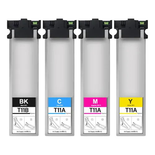 BOLSA DE TINTA COMPATIBLE T11B WF-C5890 NEGRA, CYAN, MAGENTA Y AMARILLO