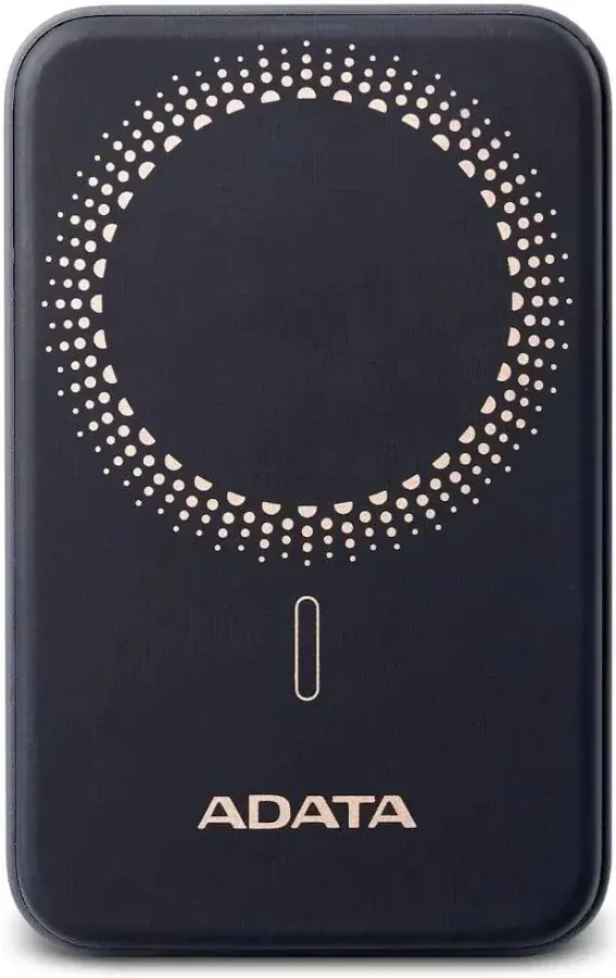 POWER BANK ADATA R050 – CARGA RAPIDA – 5000MAH CARGA INALAMBRICA MAGNETICA – NEGRA