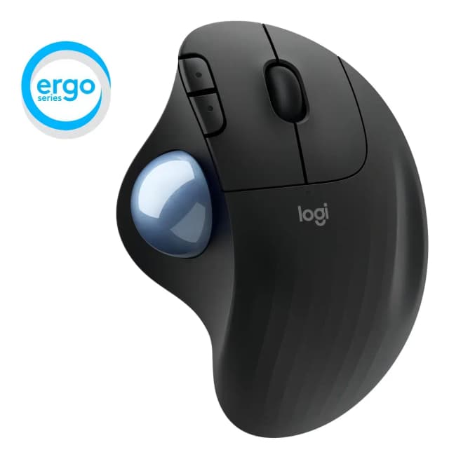 MOUSE LOGITECH M575 – ERGONOMICO – TRACKBALL INALAMBRICO – USB – NEGRO