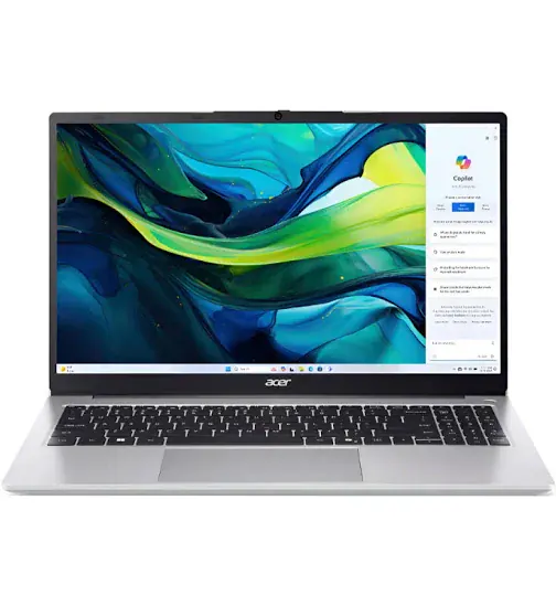 ACER AL15-33P-37DG – INTEL CORE I3 N355 – 8GB DDR5 – 512GB SSD – PANTALLA 15,6″ FHD – NO DVD – HDMI – FREEDOS – LIGHT SILVER