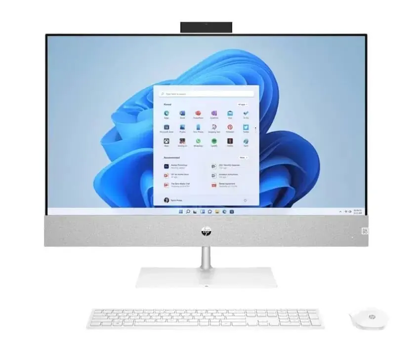 TODO EN UNO HP 27-CR0273LA – AMD RYZEN 7 7730U – 16GB DDR4 – 512GB SSD – PANTALLA 27″ FHD – NO DVD – HDMI – RJ45 – FREEDOS – BLANCO