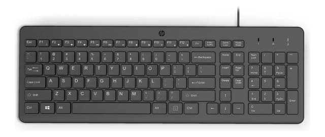 TECLADO HP 150 – ALAMBRICO – NEGRO – USB – 664R5AA#ABM
