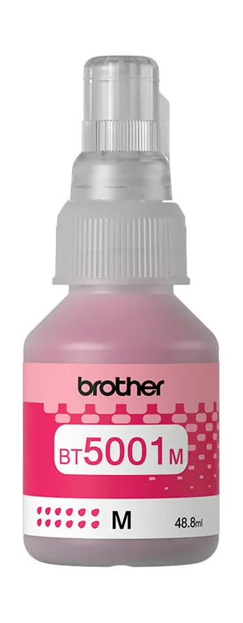 TINTA BROTHER BT5001M MAGENTA – 48,8ML – COMPATIBLE CON T520W – T720W – T920W