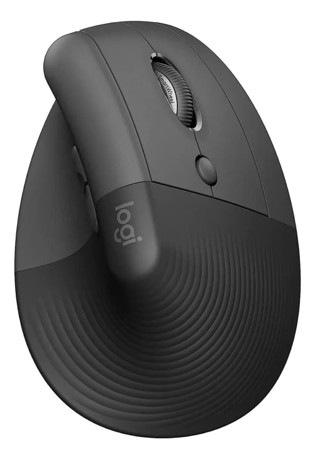 MOUSE LOGITECH LIFT VERTICAL – ERGONOMICO – INALAMBRICO – BLUETOOTH – 6 BOTONES – USB – GRAFITO