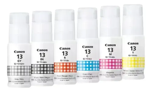 BOTELLA TINTA CANON G-13 G510 / G610 NEGRA / CYAN / MAGENTA / YELLOW / RED / GREY
