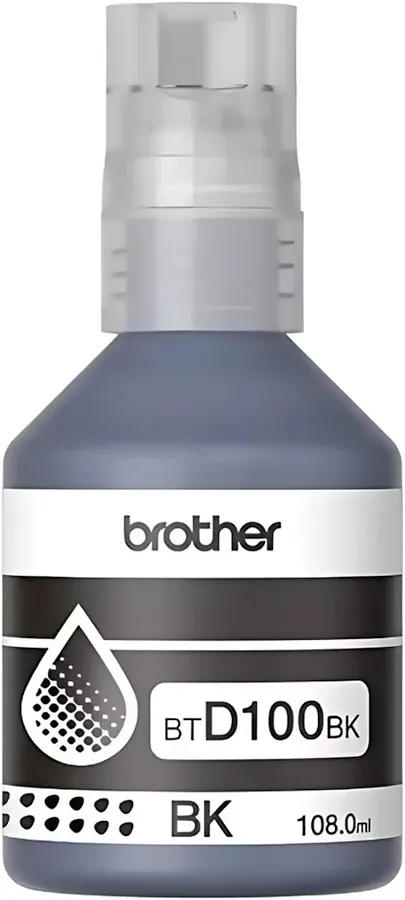 TINTA BROTHER BTD100BK NEGRA – 108ML – COMPATIBLE CON MC-T930DW -DCP-T830DW- DCP-T730DW – DCP-T530DW – DCPT430W – DCP-T230