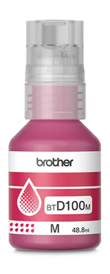 TINTA BROTHER BTD100M MAGENTA – 48,8ML – COMPATIBLE CON MC-T930DW -DCP-T830DW- DCP-T730DW – DCP-T530DW – DCPT430W – DCP-T230