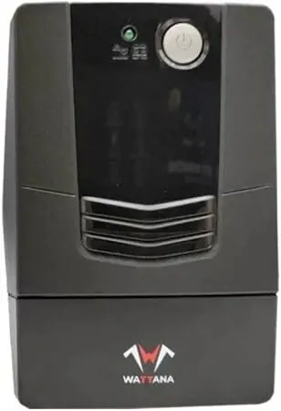 UPS WATTANA 850VA – 425W – INTERACTIVA – 6 CONECTORES DE SALIDA ( 4 CON AUTONOMIA – 2 RESURTIDORAS )