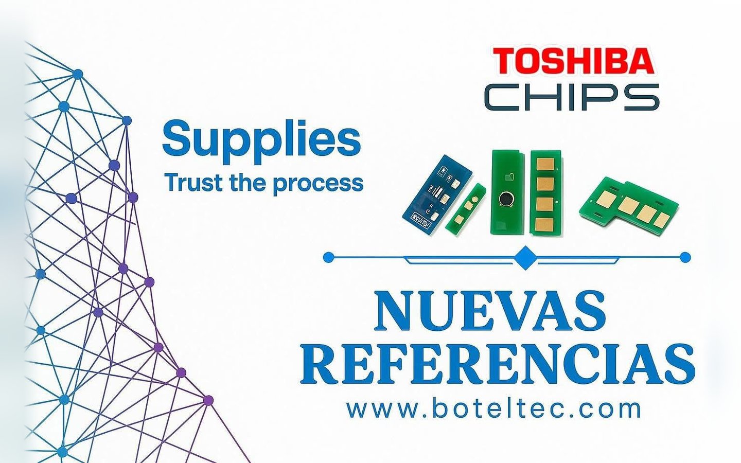 Chips Toshiba: nuevas referencias