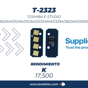 Chip de toner Toshiba e-STUDIO 2822AM/2523A/2523AD/2323AM/2329A/2823AM/2829A T-2323