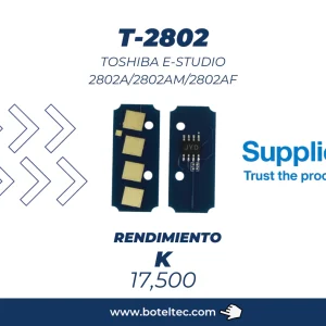 Chip de toner Toshiba e-Studio 2802A 2802AM 2802AF T-2802U