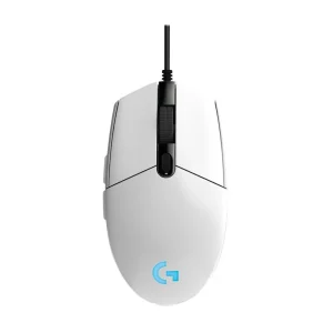 MOUSE GAMING LOGITECH G203 LIGHTSYNC – BLANCO – USB – ALAMBRICO – RGB – 6 BOTONES PROGRAMABLES – RESOL. 200 / 8000 DPI – RESPUESTA 1000 HZ (1MS