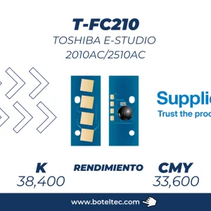 Chip de Toner Toshiba e-STUDIO 2010AC/2510AC T-FC210