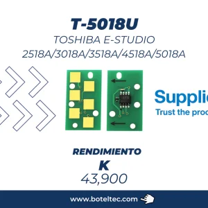 Chip de Toner Toshiba e-STUDIO 2518A/3018A/3518A/4518A/5018A T-5018U