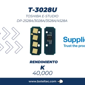 Chip de Toner Toshiba e-Studio DP-2528A/3028A/3528A/4528A T-3028U