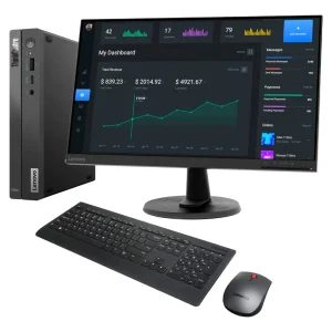 PC LENOVO TINY THINKCENTRE M70Q GEN 4 – INTEL CORE I5 13400T – 16GB DDR4 – 512GB SSD – NO DVD – HDMI – WINDOWS 11 PROFESIONAL – BLACK