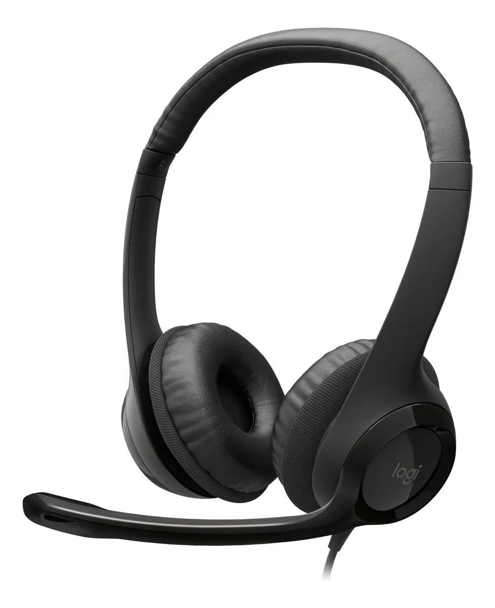 DIADEMA LOGITECH H390 - USB - CON MICROFONO - PERMITE CONTROLAR EL VOLUMEN
