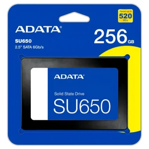 DISCO SOLIDO ADATA SU650 – 256GB SATA 2.5″