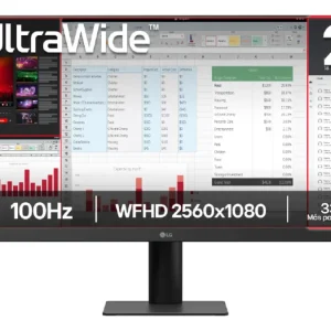 MONITOR LG 29″ 29U511A-B – PANEL IPS – HDMI – DISPLAY PORT – WFHD – ULTRAWIDE – 2560 x 1080 – 100HZ – 5MS