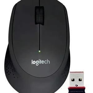 MOUSE LOGITECH M280 – INALAMBRICO – USB – CONTORNEADO – NEGRO