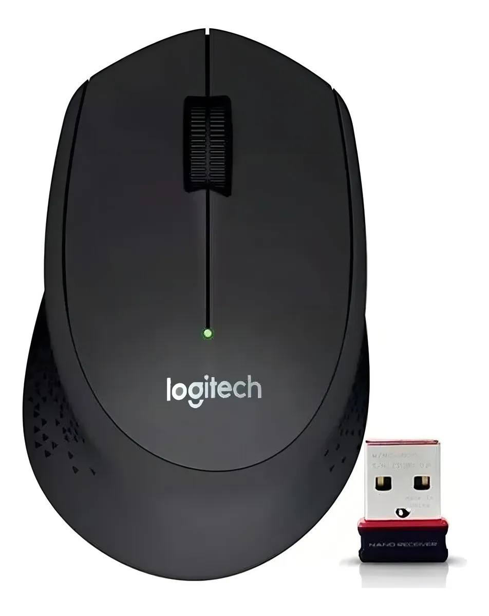 MOUSE LOGITECH M280 - INALAMBRICO - USB - CONTORNEADO - NEGRO