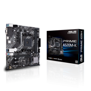 CAJA ATX GAMER CON 3 VENTILADORES-BOARD ASUS PRIME A520M-K – 16GB DDR4 -512GB SSD-LINUX + MON ASUS GAMER 24″ + TECLADO M