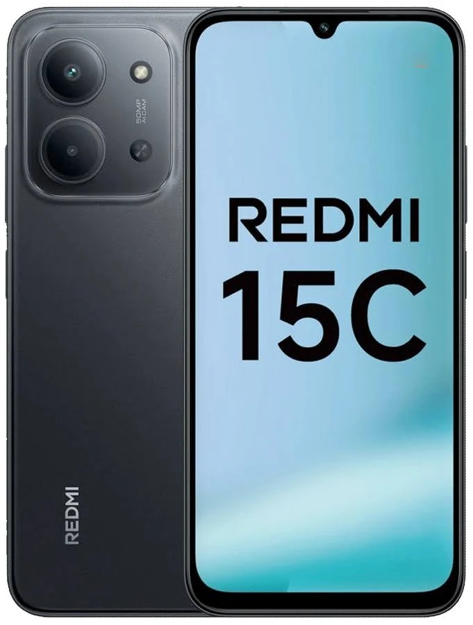 XIAOMI REDMI 15C - PANTALLA 6,9" - OCTA CORE 2,0GHZ - 128GB - MEMORIA 4GB - DOBLE CAMARA - ANDROID 15 - DUAL SIM - 4G LTE - MIDNIGHT BLACK