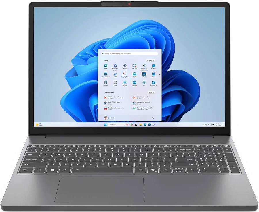 LENOVO IDEAPAD SLIM 3 15IRH10 - INTEL CORE I7 13620H - 8GB DDR5 - 1 TERA SSD - PANTALLA 15,3" WUXGA - NO DVD - FREEDOS - LUNA GREY - 83K100BTLM