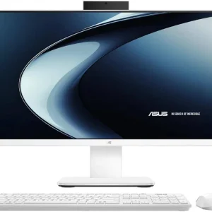 TODO EN UNO ASUS V440VAK-WPC3920 – INTEL CORE 5 210H – 16GB DDR5 – 512GB SSD – PANTALLA 23,8″ FHD – NO DVD – HDMI – RJ45 – FREEDOS – BLANCO