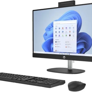 TODO EN UNO HP 24-CR0234LA – AMD RYZEN 3 7320U – 8GB LPDDR5 – 512GB SSD – PANTALLA 23,8″ FHD – NO DVD – HDMI – RJ45 – FREEDOS – NEGRO – BM6X2LA#ABM