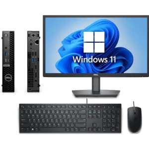 PC DELL OPTIPLEX MFF 7020 – INTEL CORE I5 12500T – 8GB DDR5 – 512GB SSD – NO DVD + MONITOR 21.5″- WINDOWS 11 PROFESIONAL – F75N0 – E2225HS