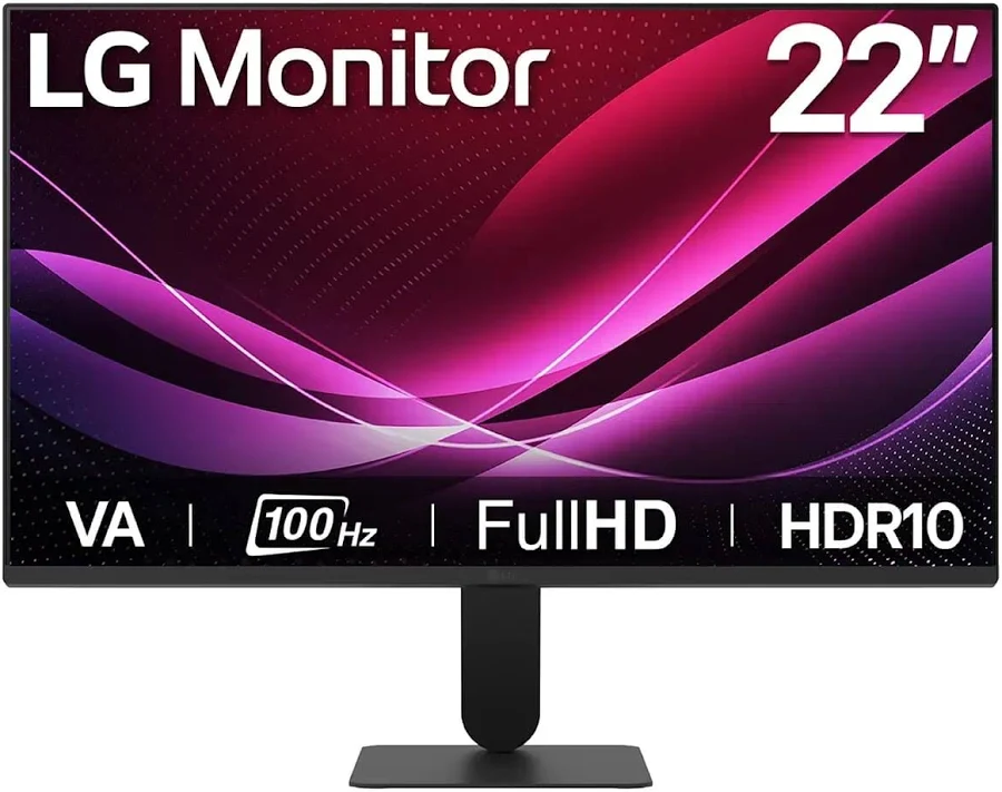 MONITOR LG 22" 22U401A-B - FHD - HDMI - VGA - 100HZ - 5MS