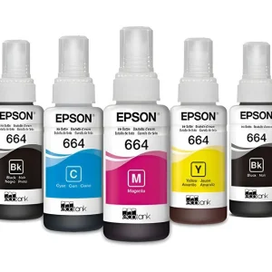 Combo Tintas Epson T664 Negro Cyan Magenta Yellow para L121