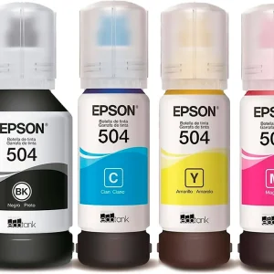 Combo Tintas Epson T504 Negro Cyan Magenta Yellow para L4150 L4160 L4260 L6161 L6171 L6270 L6191 L14150 L6290