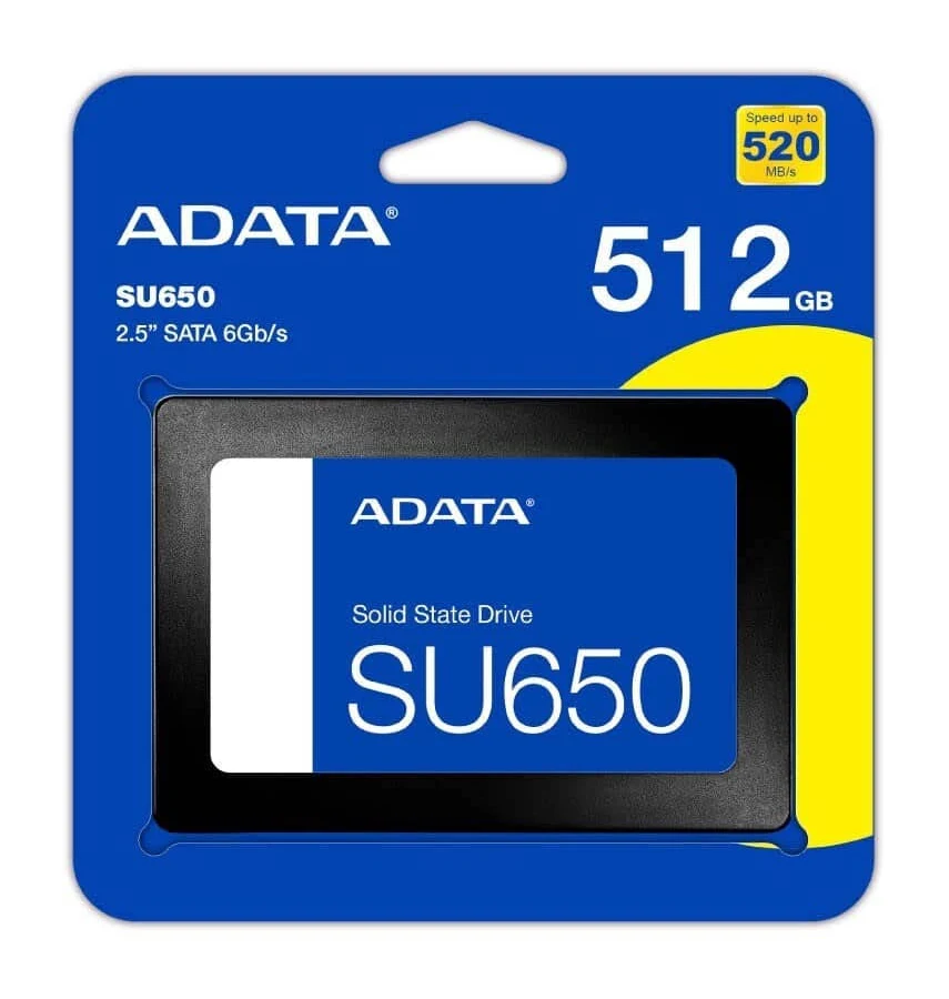 DISCO SOLIDO ADATA SU650 - 512GB - SATA 2.5"