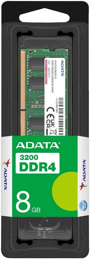 MEMORIA RAM ADATA 8GB DDR4 3200MHZ PARA PORTATIL
