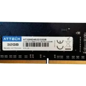 MEMORIA RAM ATTECH 32GB DDR4 3200MHZ PARA PORTATIL