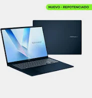 ASUS M1607KA-MB123 – AMD RYZEN AI 7 350 – 16GB DDR5 – 512GB SSD – PANTALLA 16,0″ WUXGA – NO DVD – HDMI – FREEDOS – QUIET BLUE + LIC KASP