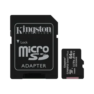 MEMORIA MICRO SD 64GB KINGSTON CANVAS CLASE 10
