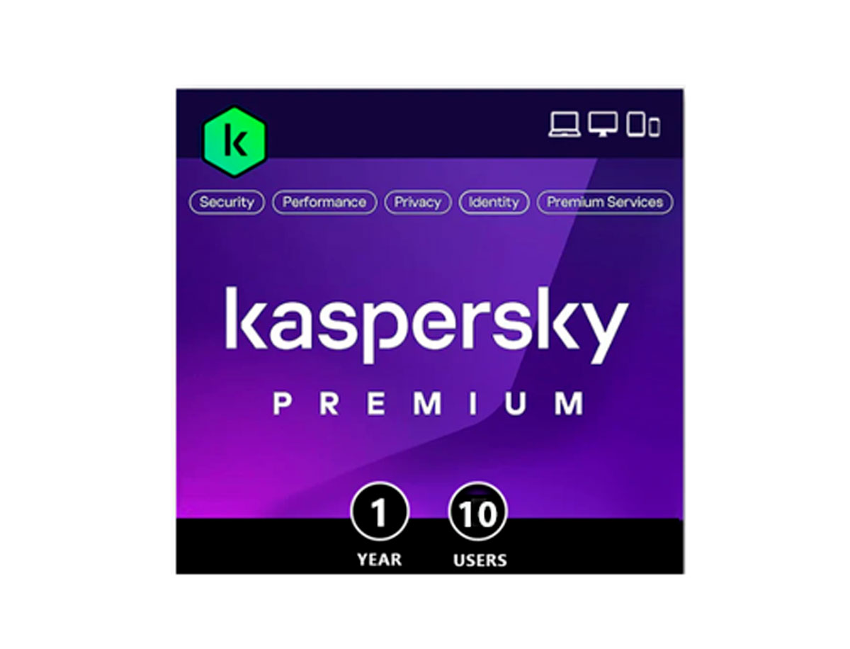 LICENCIA KASPERSKY PREMIUM 10 USUARIOS (12 MESES)