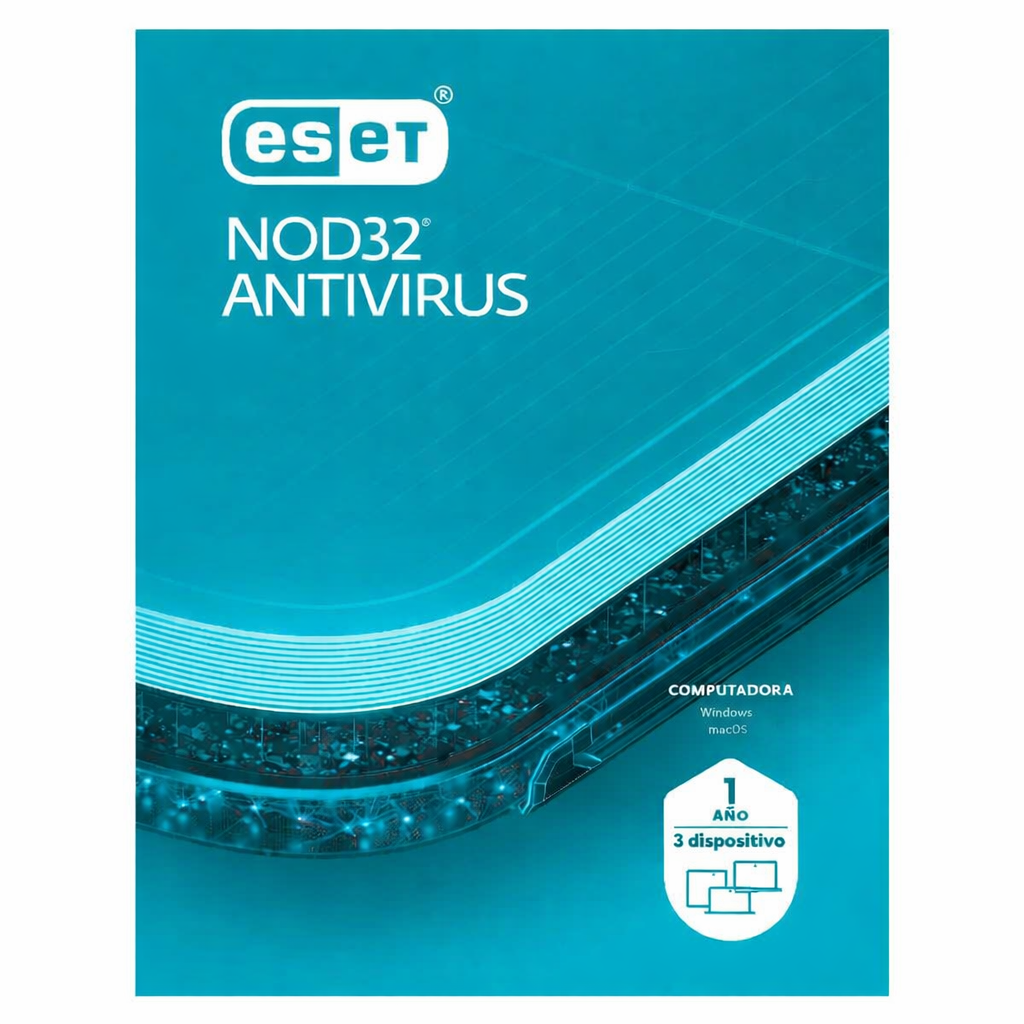 ESET NOD 32 - 3 USUARIOS - 12 MESES - ESD