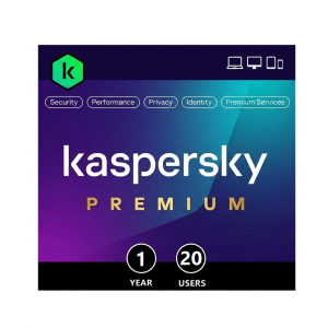 LICENCIA KASPERSKY PREMIUM 20 USUARIOS (12 MESES)