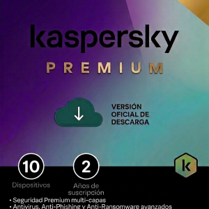 LICENCIA KASPERSKY PREMIUM 10 USUARIOS (24 MESES)